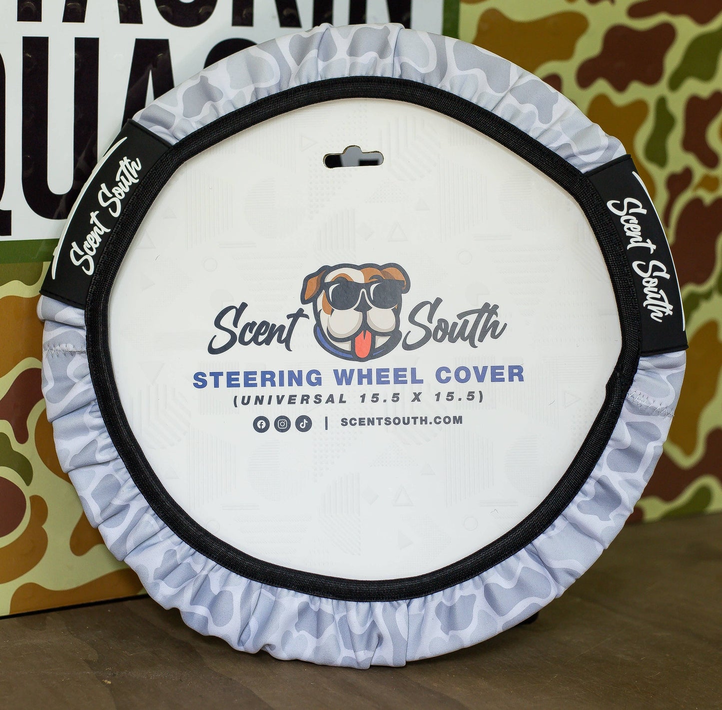 Steering Wheel Cover- Ice Camo