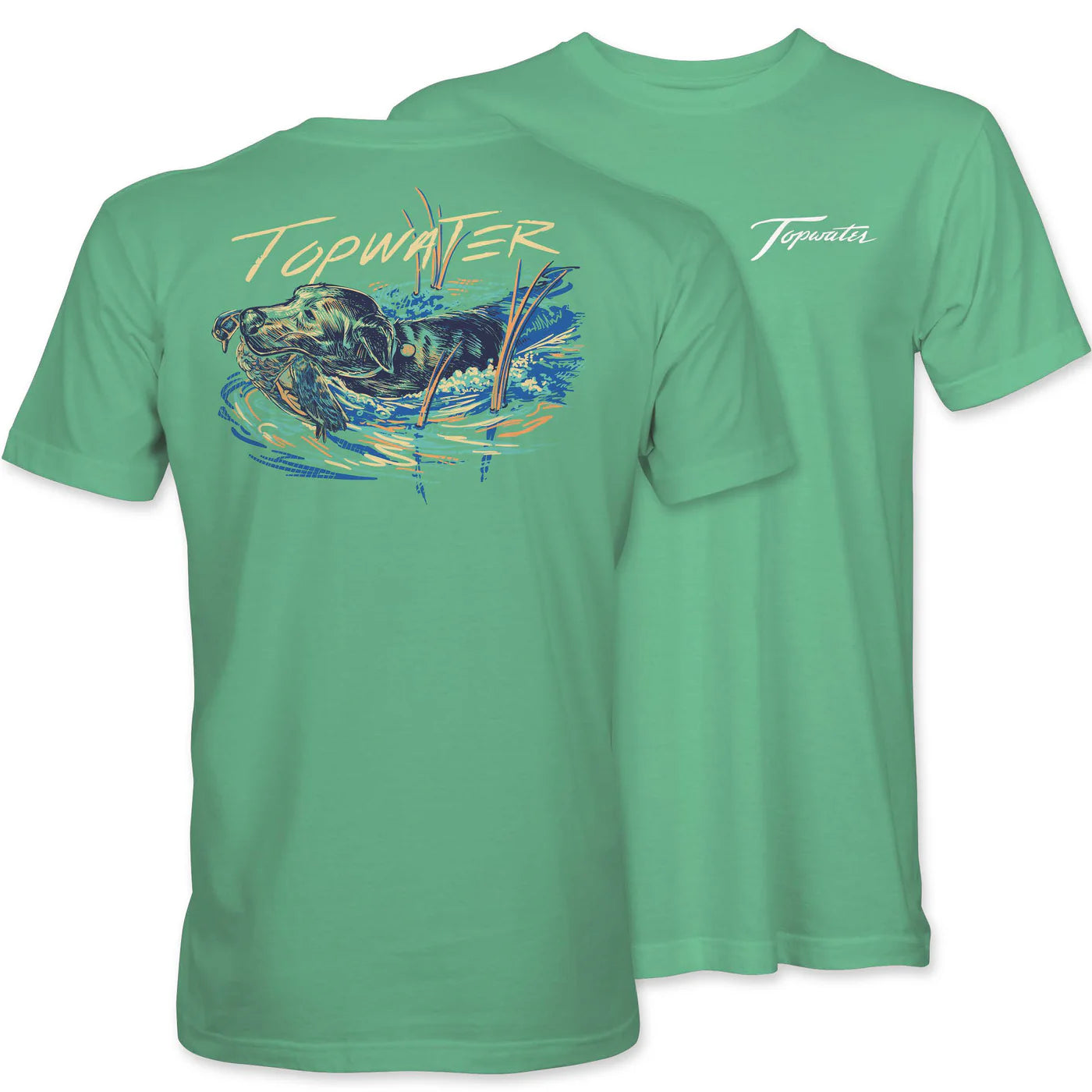 Topwater Dog in Marsh T-Shirt