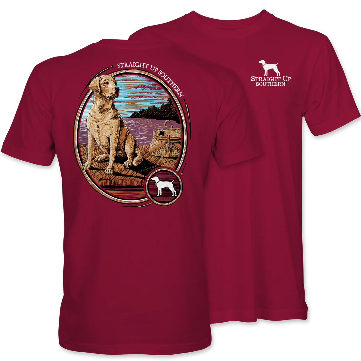 Straight Up Southern Youth Lab on Dock T-Shirt