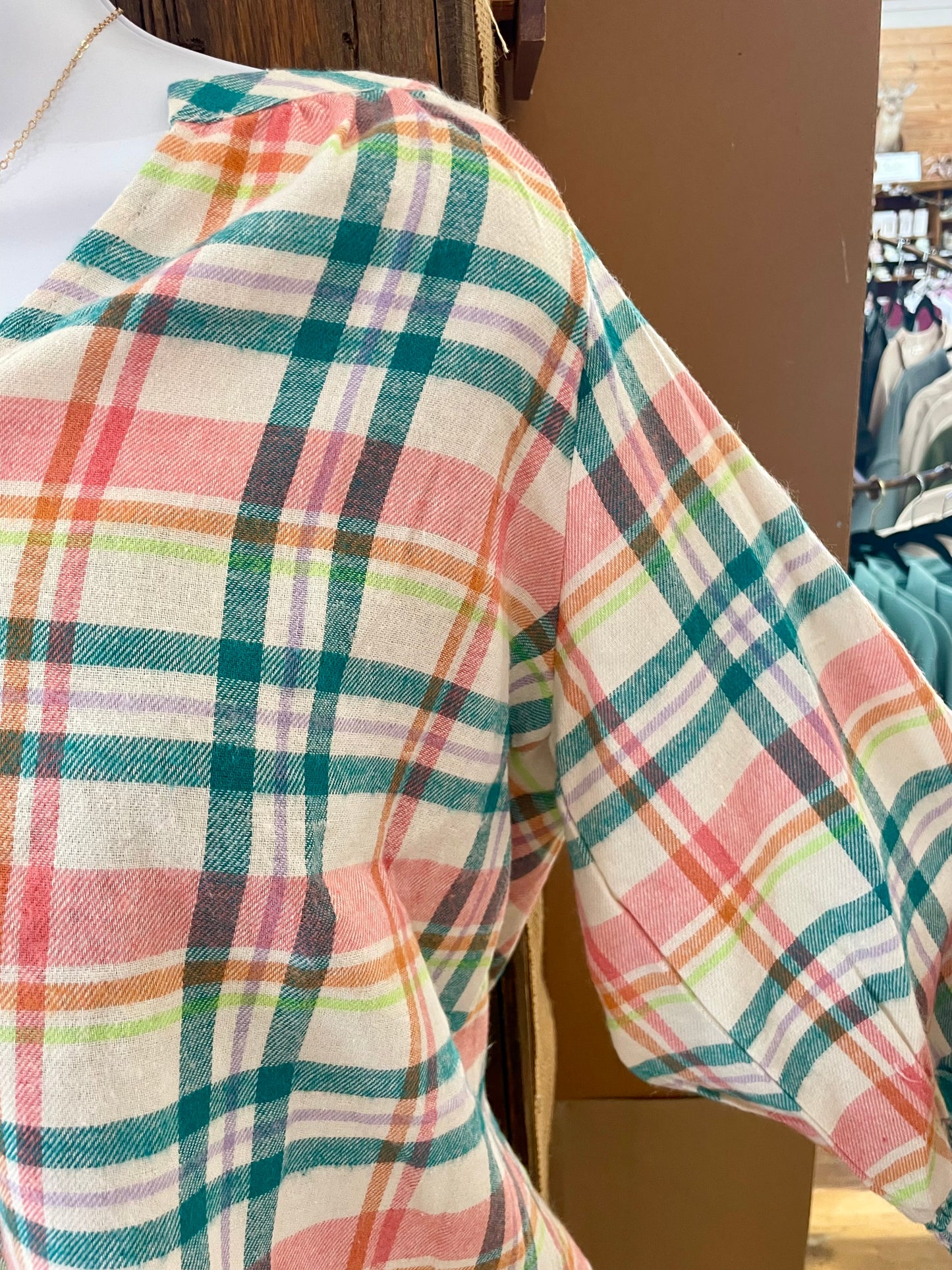 Plaid Top