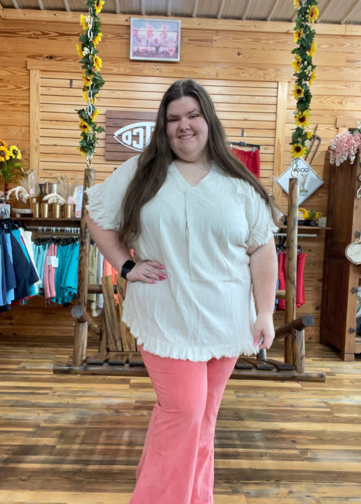 Plus Softy Flares - Peach