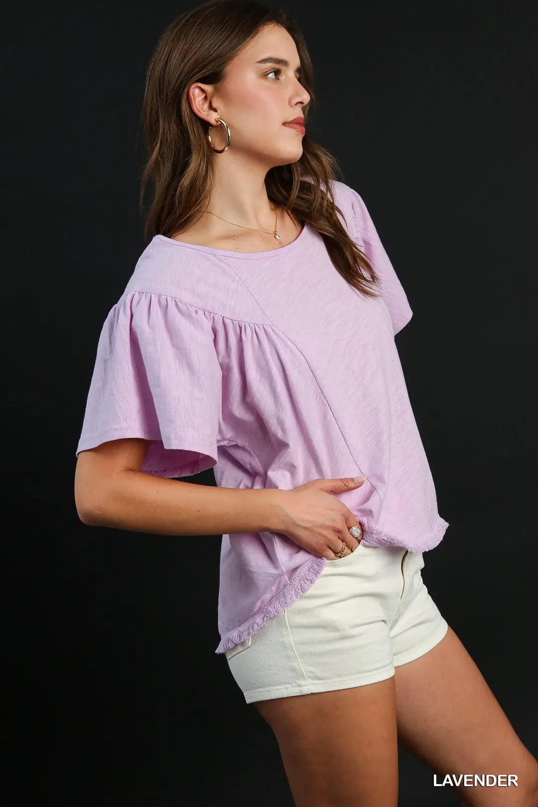 Pretty in Lavender Top