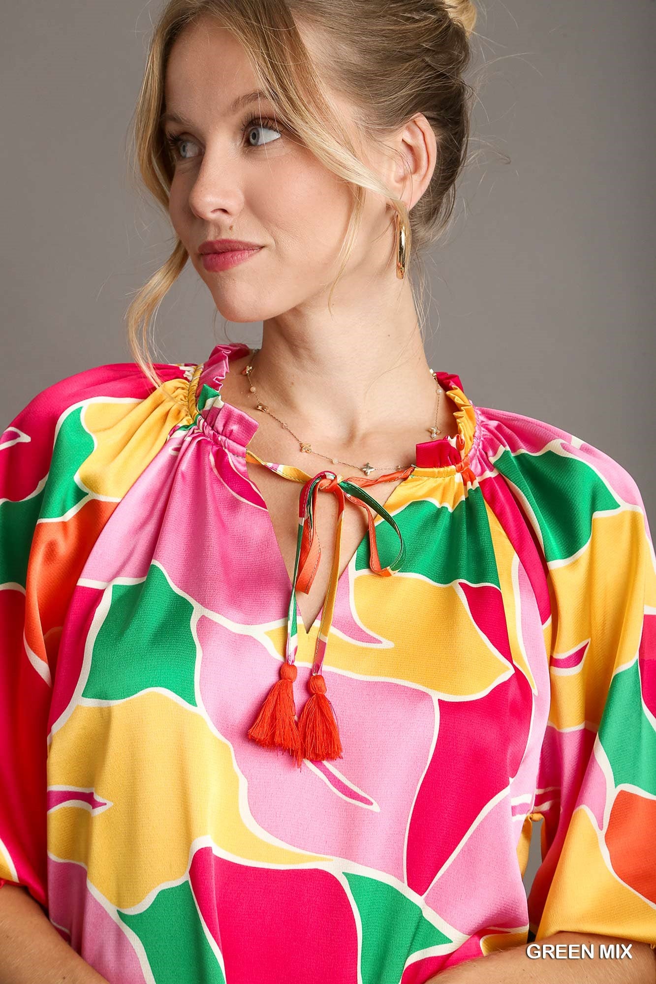 Abstract Print Dress