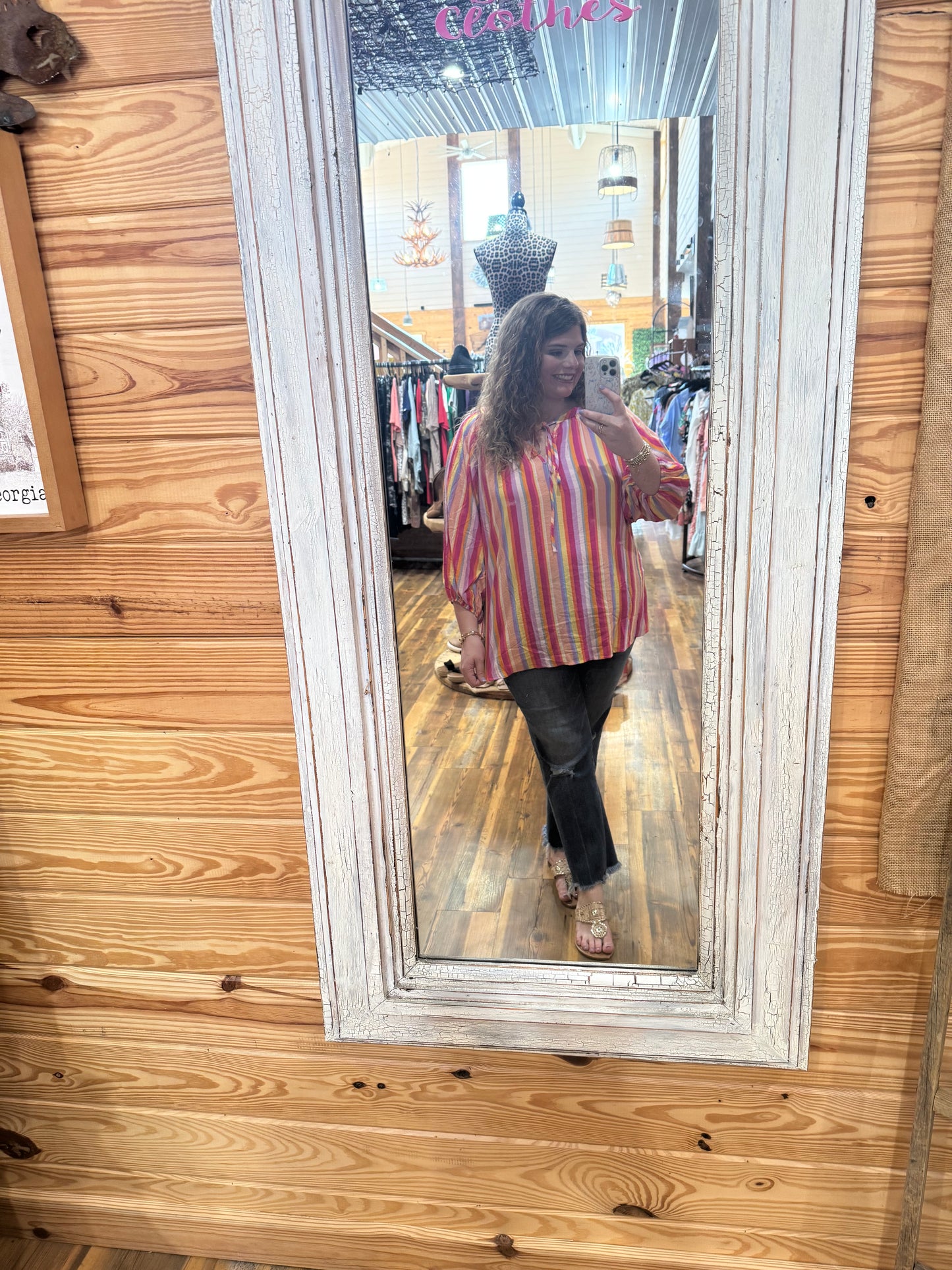 Striped Tunic Blouse