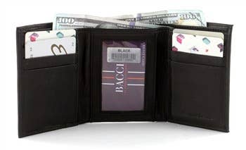 Trifold Wallet Style Black