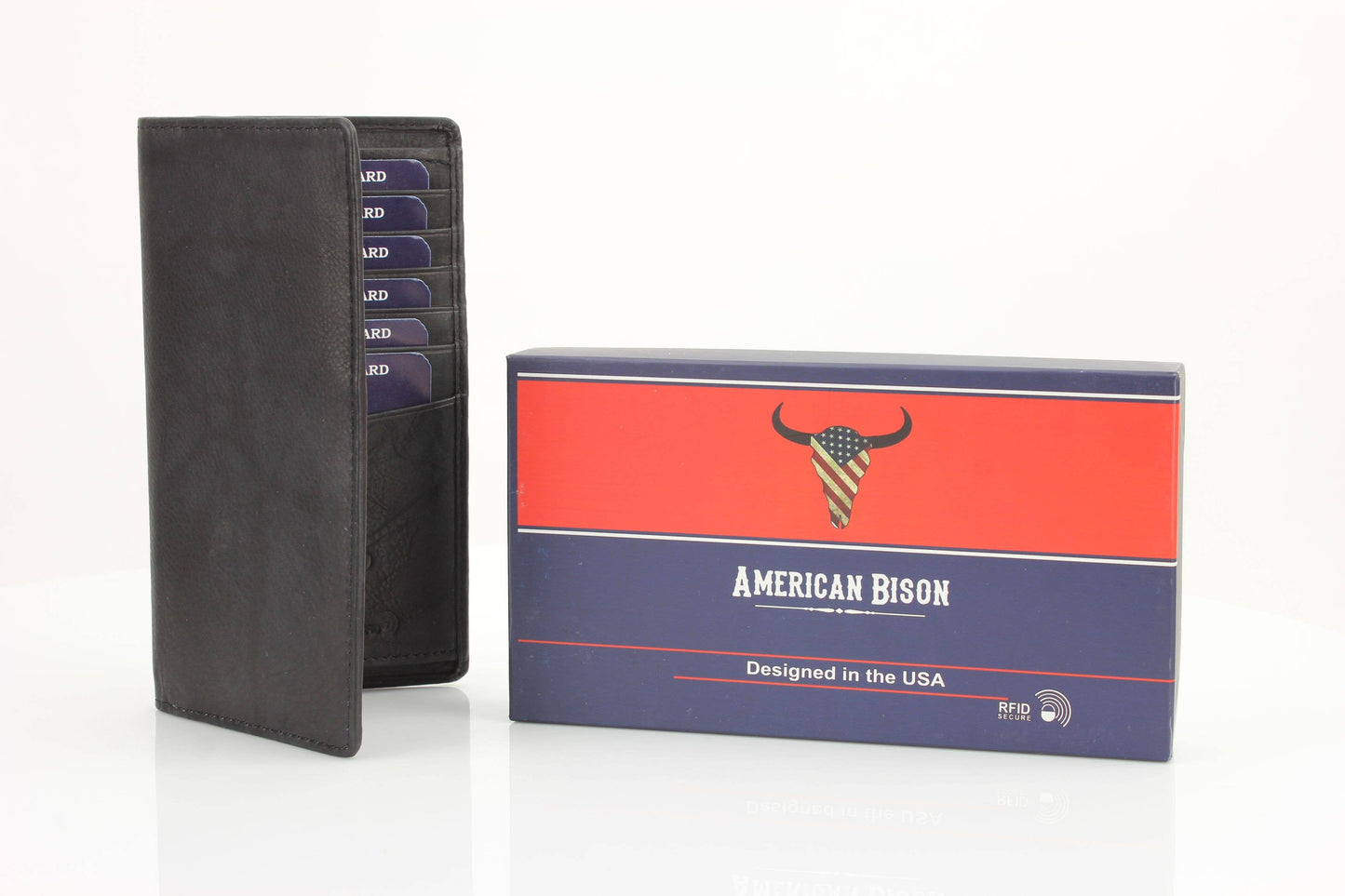 Oil Pull Up Rodeo Bifold Wallet Brown
