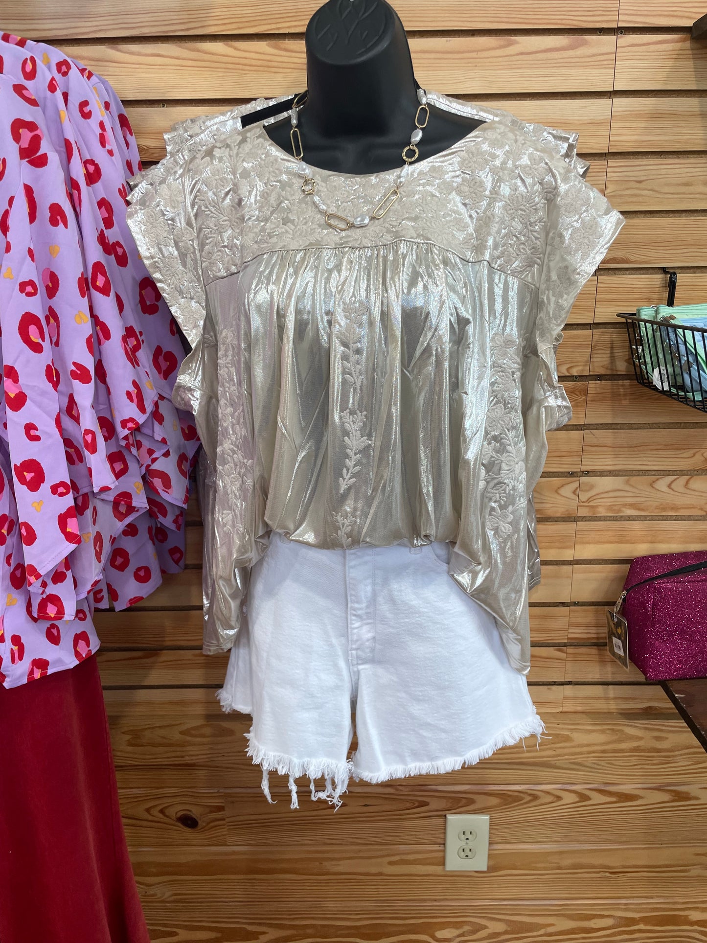 Plus Shimmering Top