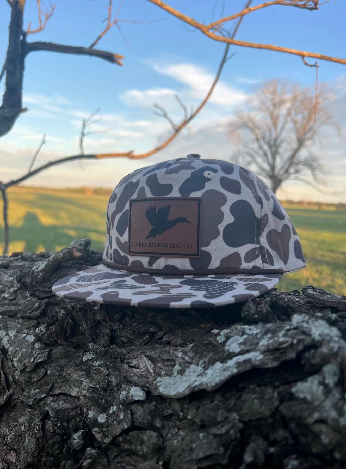 Duck Silhouette, Rope Hat, Camo