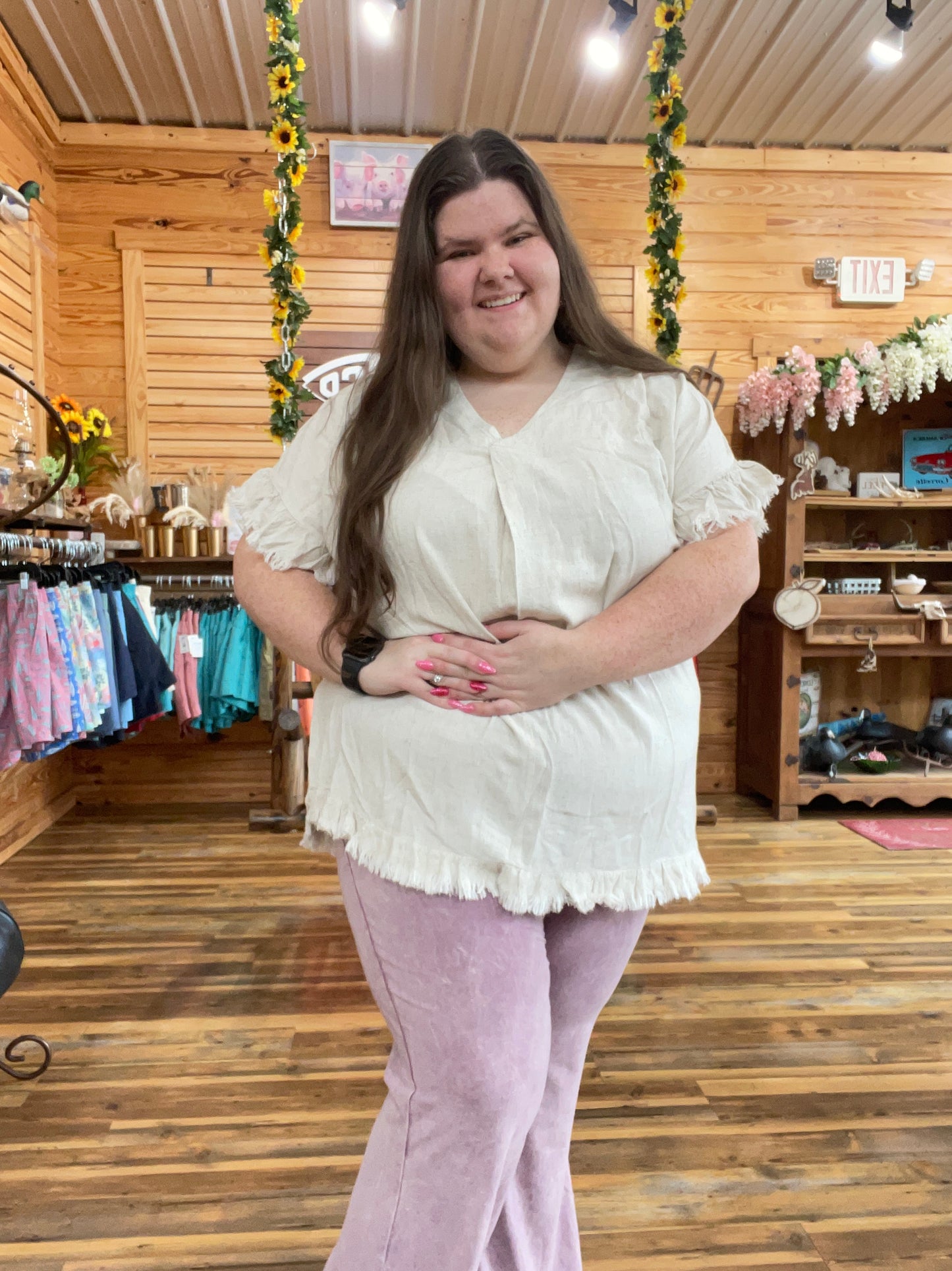 Plus Softy Flares- Dusty Rose