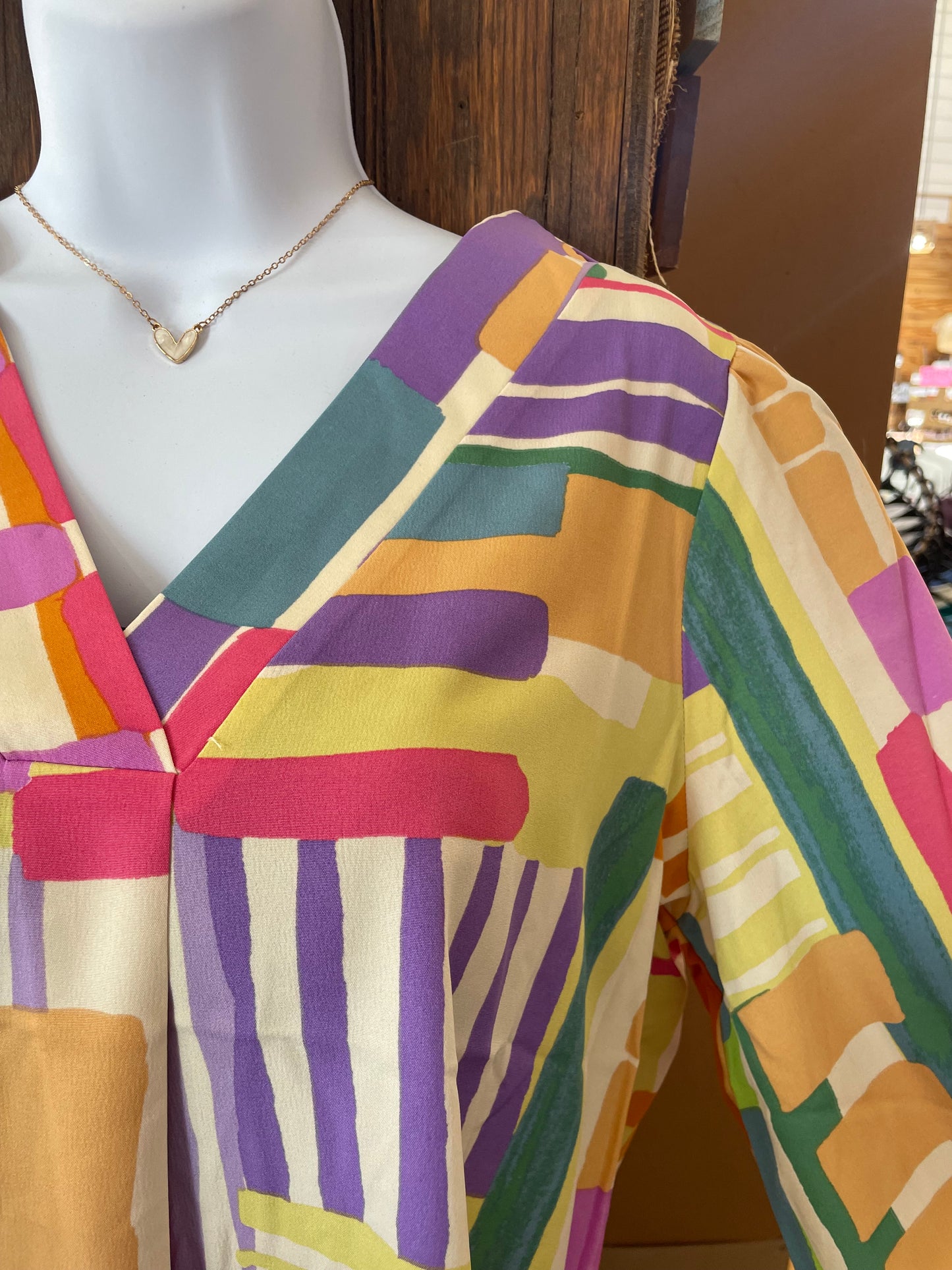 Color Brushed Blouse