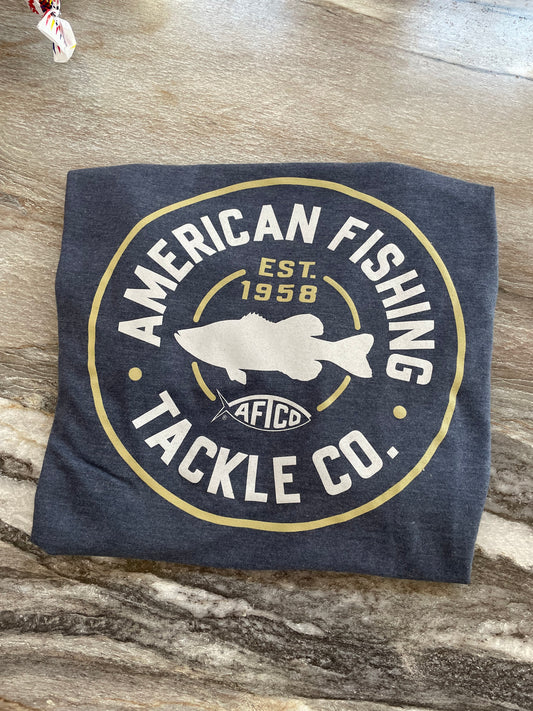 AFTCO Black Sea T-shirt Midnight Heather