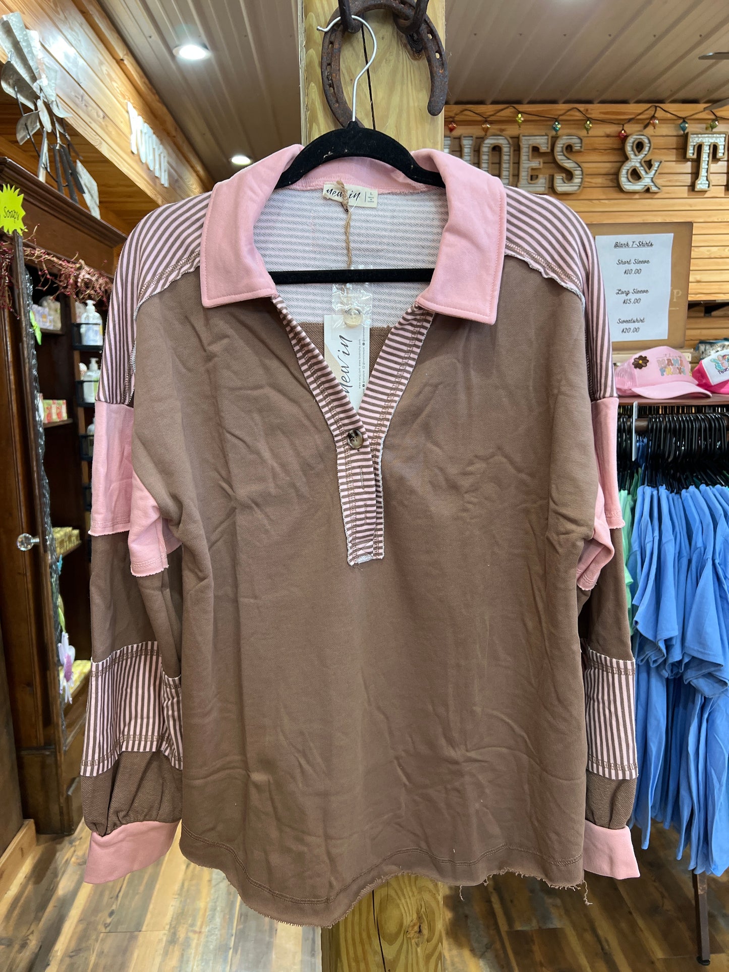 Colorblock Oversized Knit Top