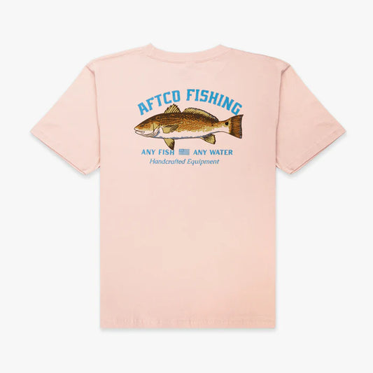 AFTCO Youth T-Shirt Spotted Dusty Rose