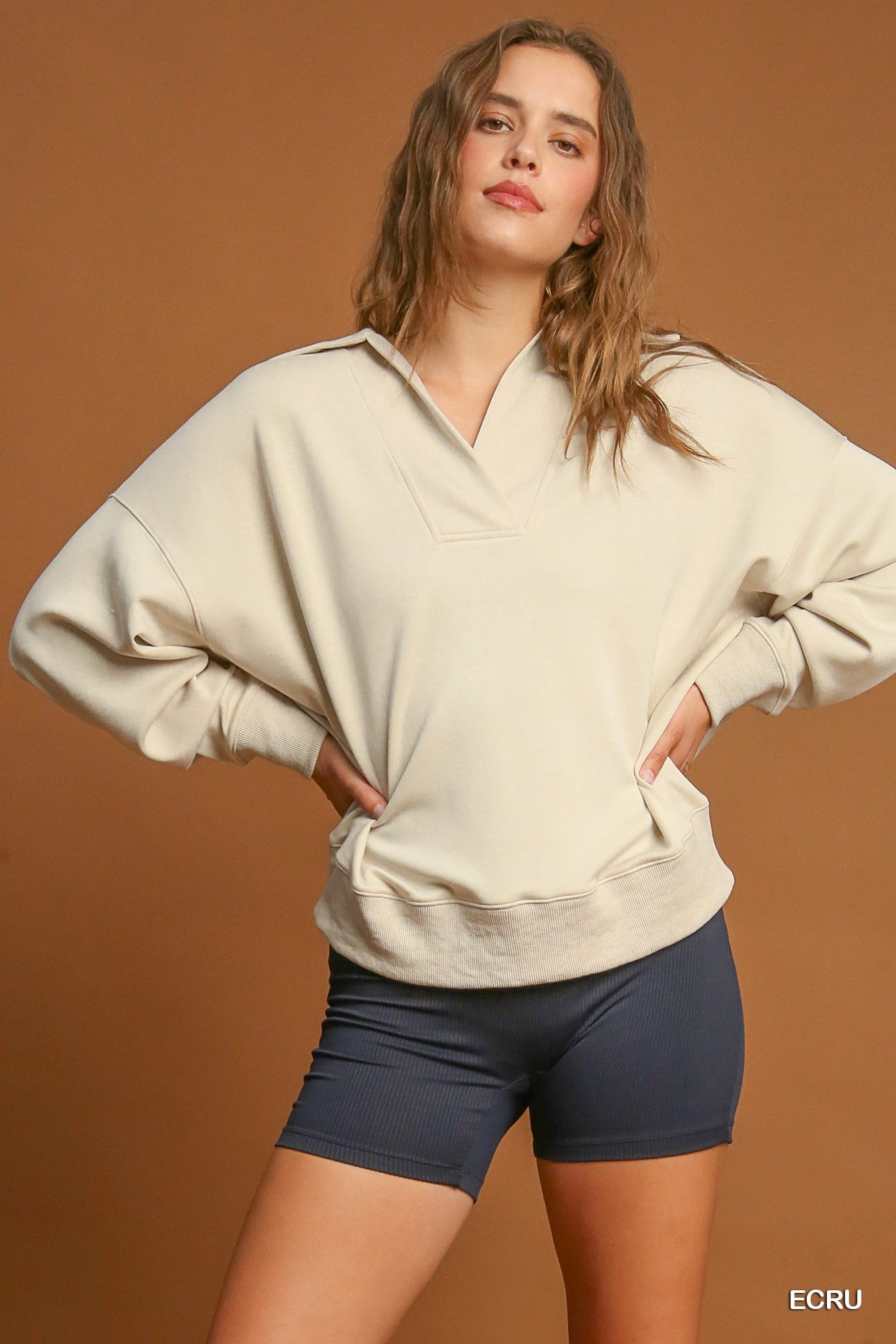 Scuba Sweatershirt Ecru