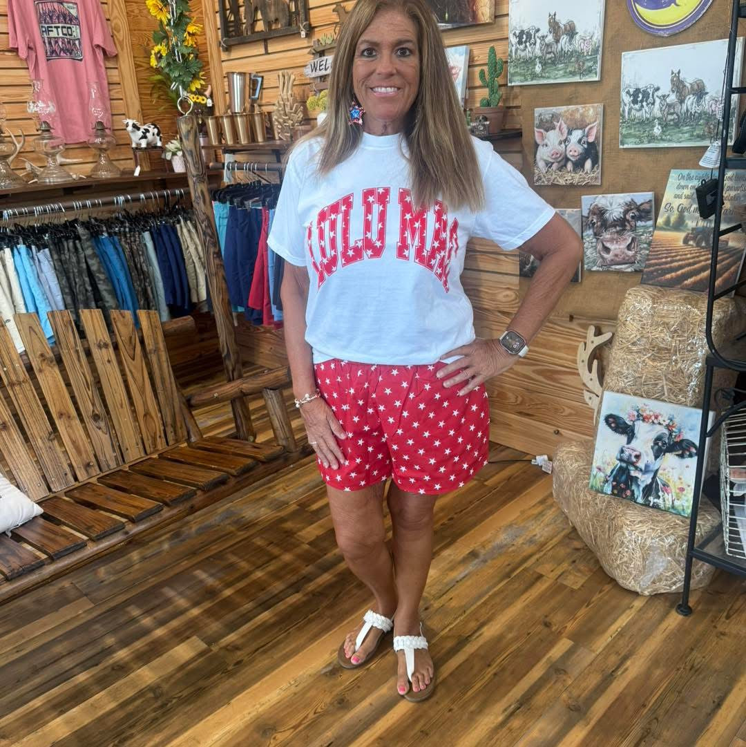 Lulu Mac Star Boxer Shorts