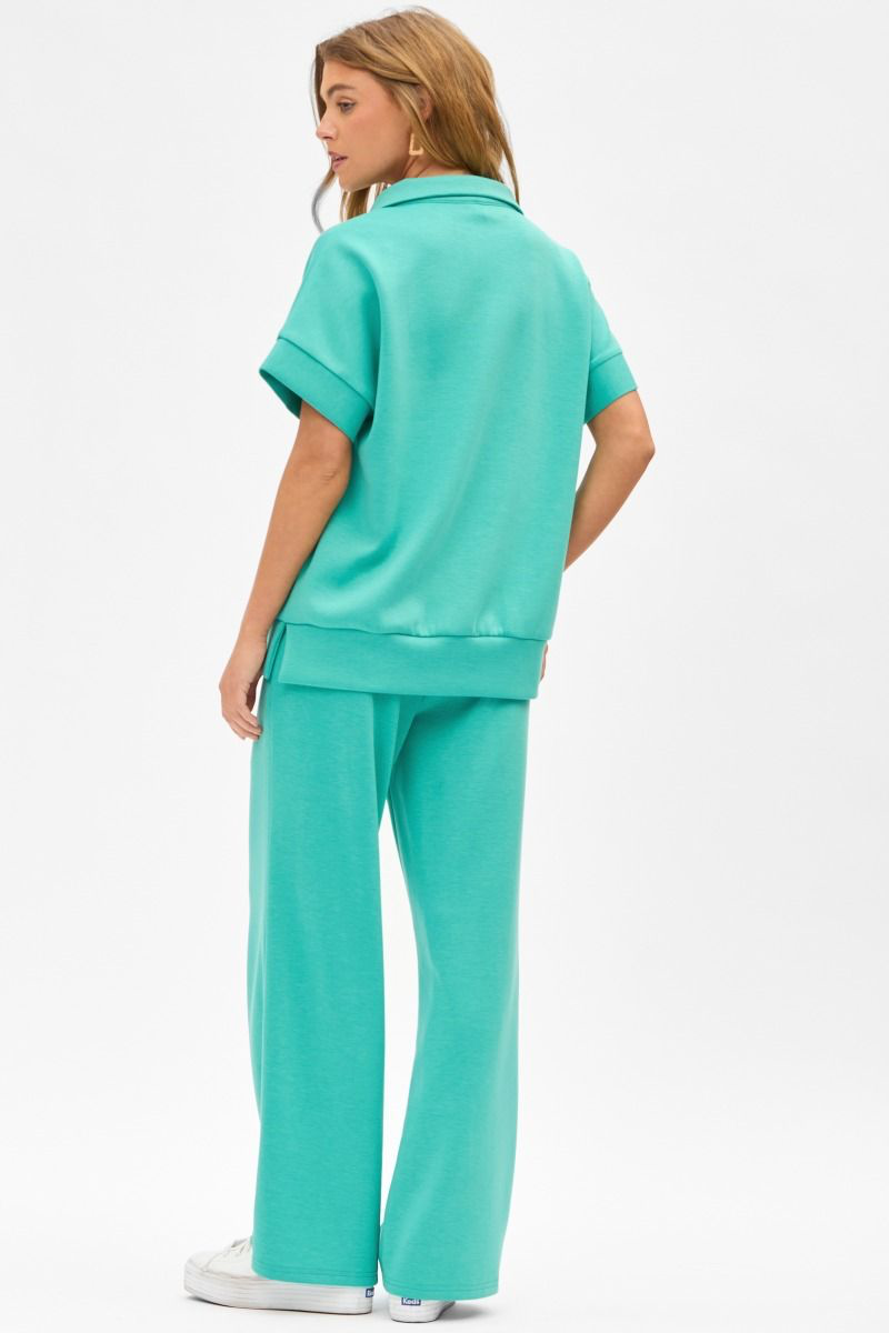 Plus Short Sleeve Travel Set Emerald