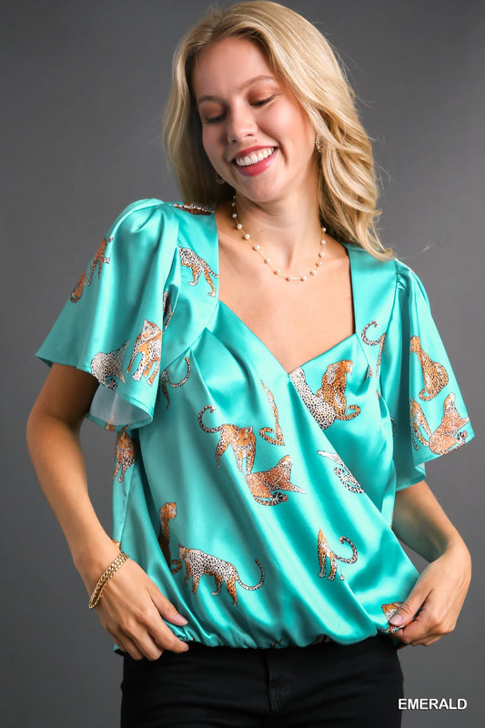 Animal Print Emerald