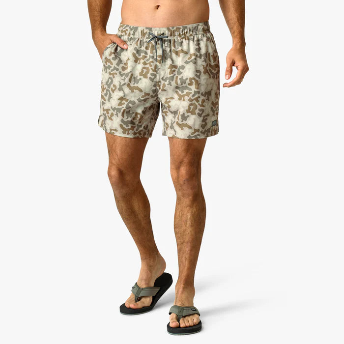 AFTCO Strike Shorts Sand Grouper Camo