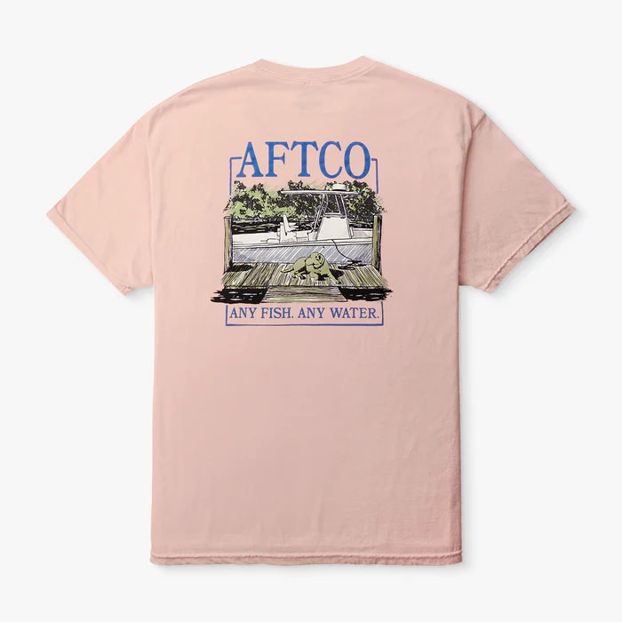 AFTCO T-Shirt Seek Dusty Rose Heather