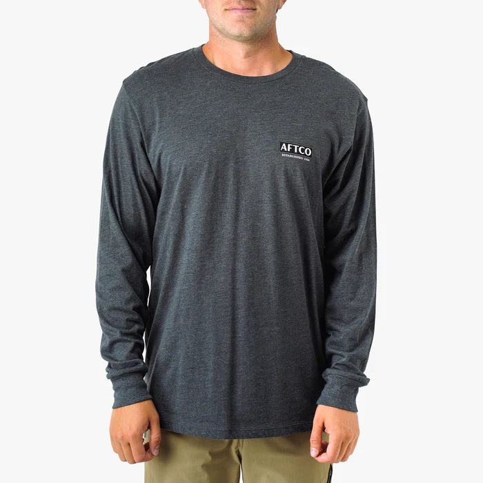 AFTCO LS Tee On The Road Charcoal