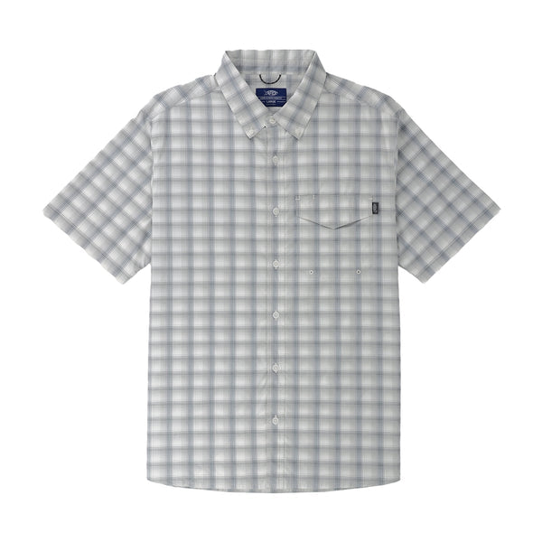 AFTCO Portside Button Down Oyster Gray