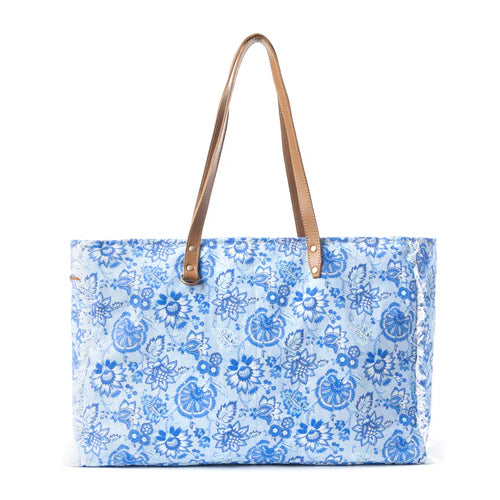 Myra Delft Garden Weekender Weekender Bag In Blue