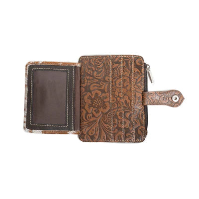 Myra Wonder Trail Credit Card Wallet in Caramel
