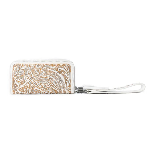 Myra Sparkling Desert Moon Wallet In Chocolate White