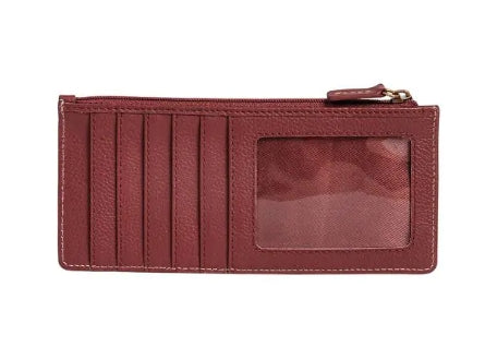 Myra Foothill Creek Long Credit Card Holder in Brown