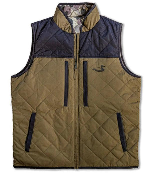 Dixie Decoys Frogskin Camo Reversible Vest