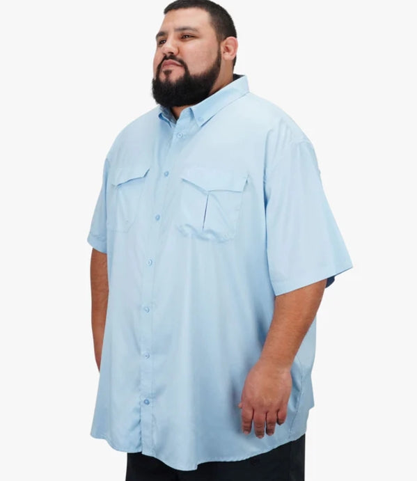 AFTCO Rangle SS Button Down Airy Blue
