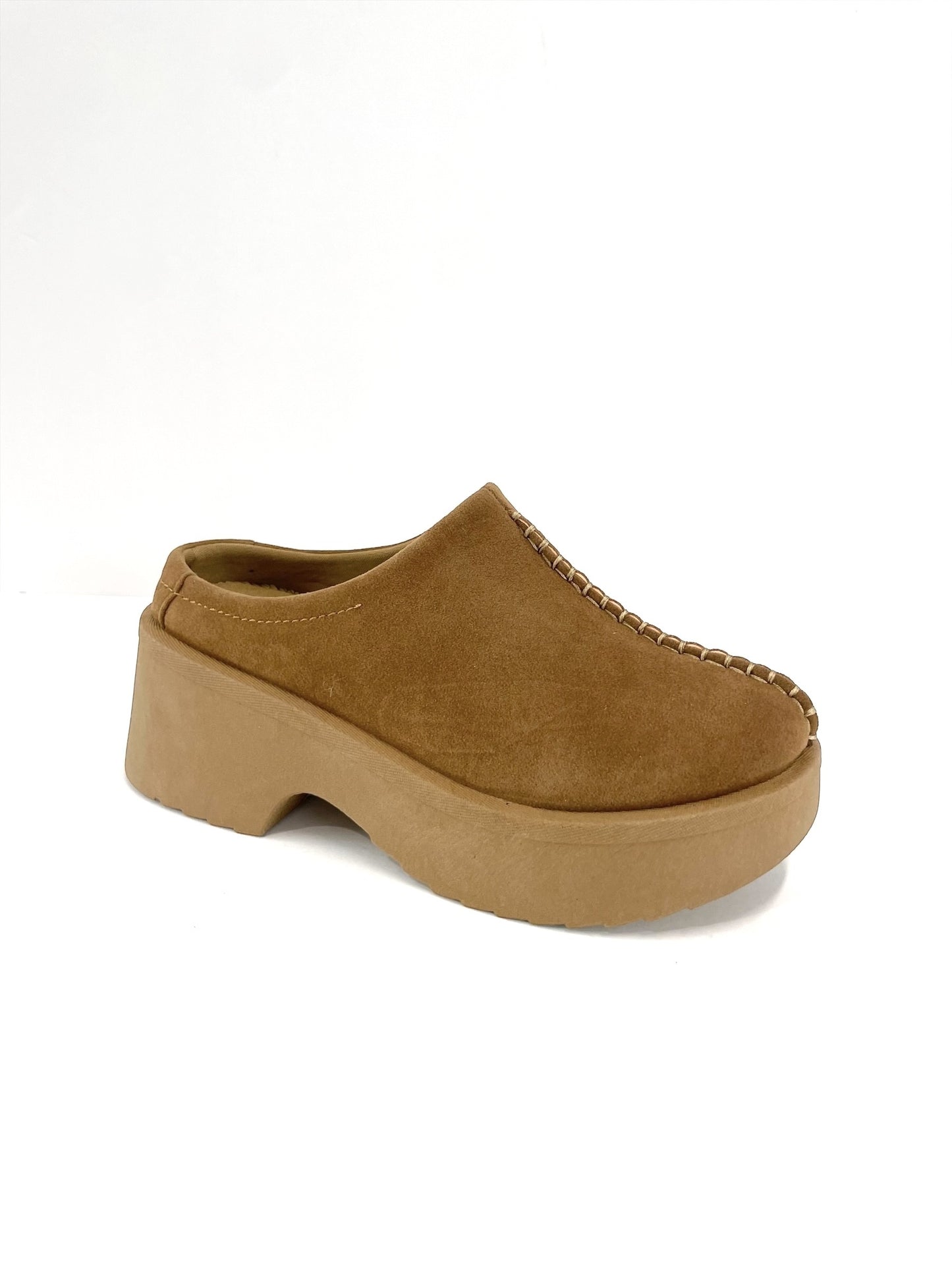 Suede Clogs
