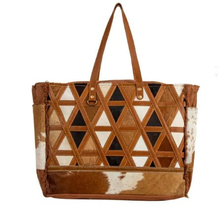 Myra Dakota Plains Canvas Hairon Bag