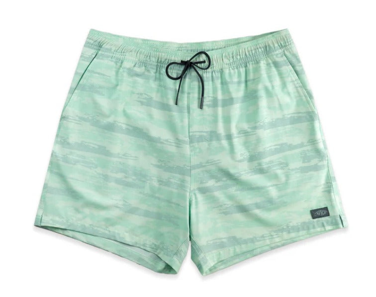 Strike Swim Shorts Mint Shoreline Camo