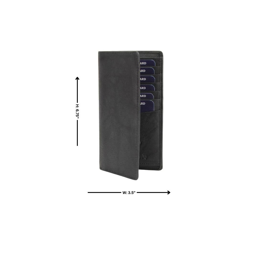 Oil Pull Up Rodeo Bifold Wallet Brown