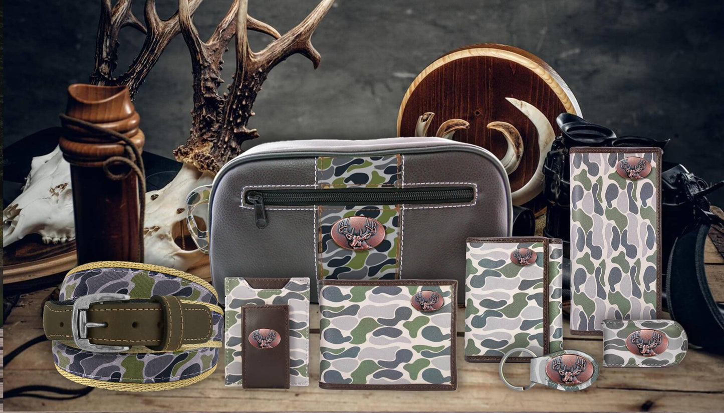 Zep-Pro Camo Magnetic Wallet - Buck