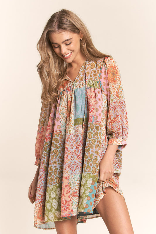 Boho Printed Dress