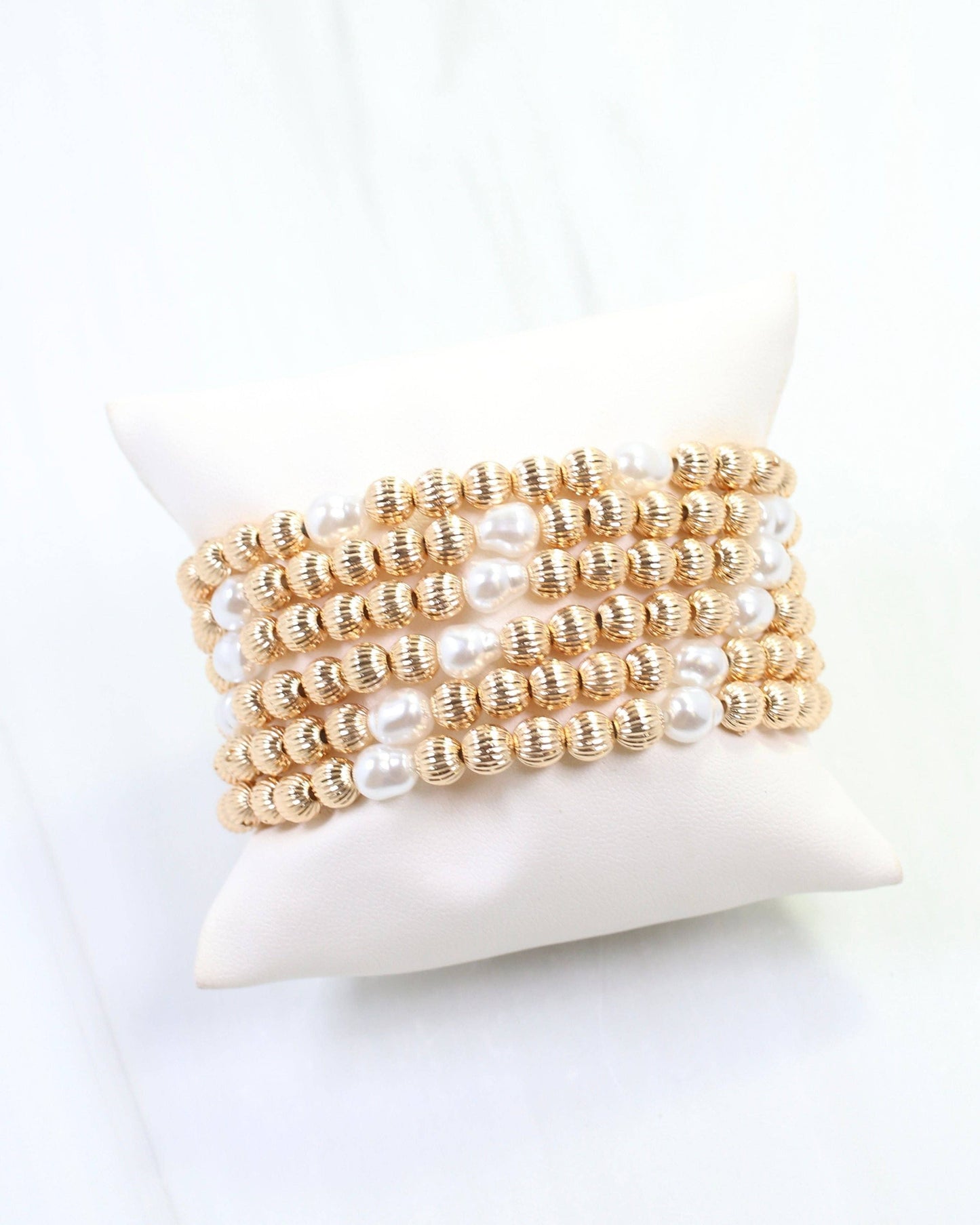 Caroline Hill Cambria Gold Bracelet Set