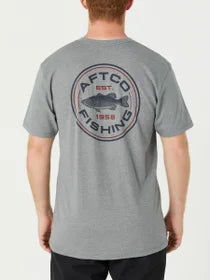 AFTCO Kingpin T-Shirt Graphite Heather