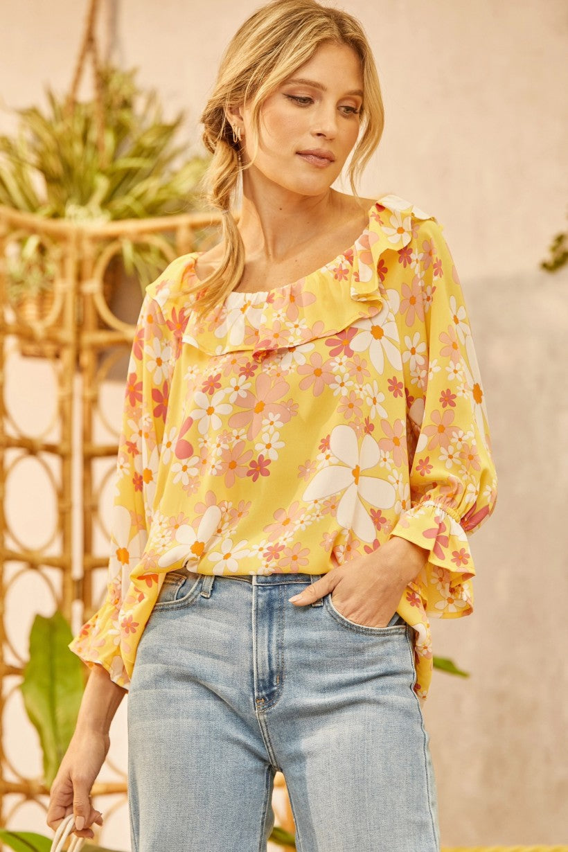 Daisy Floral Yellow