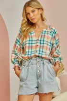 Plaid Top