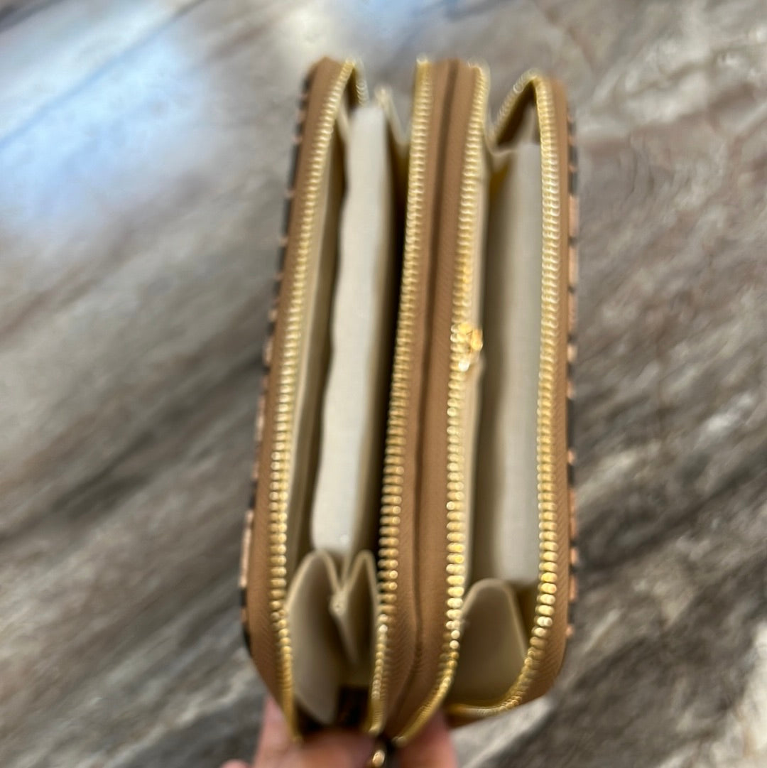 Wallet Double Zip Cheetah