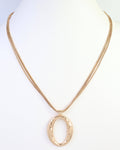 Caroline Hill Cascade Pendant Gold Chain