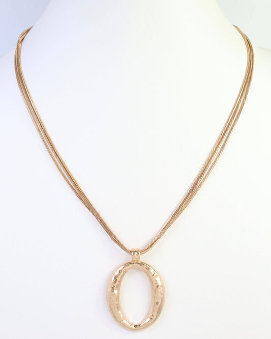 Caroline Hill Cascade Pendant Gold Chain
