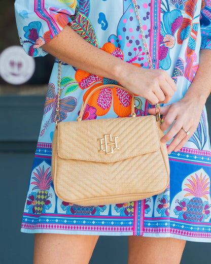 Sinclair Quilted Crossbody Natural