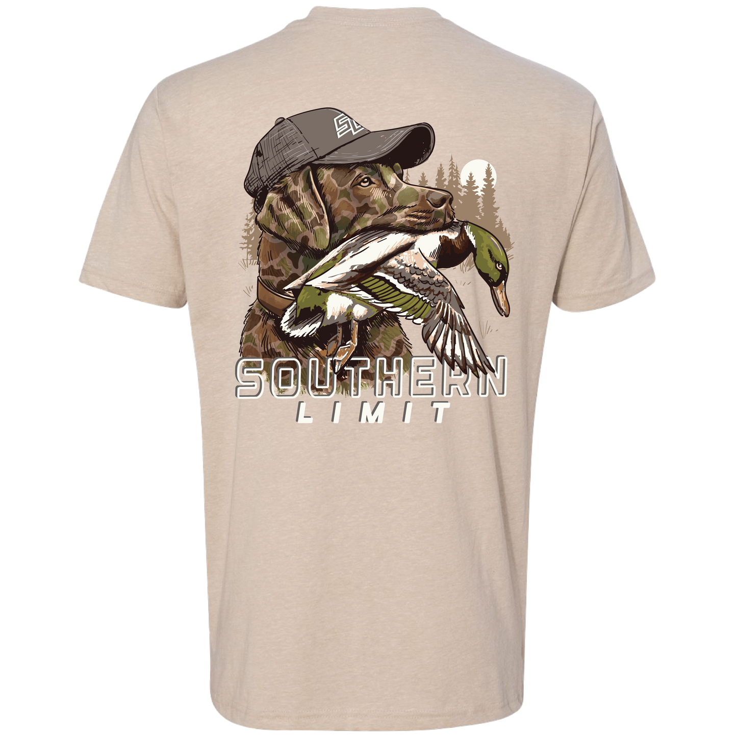 Southern Limit Camo Duck Dog