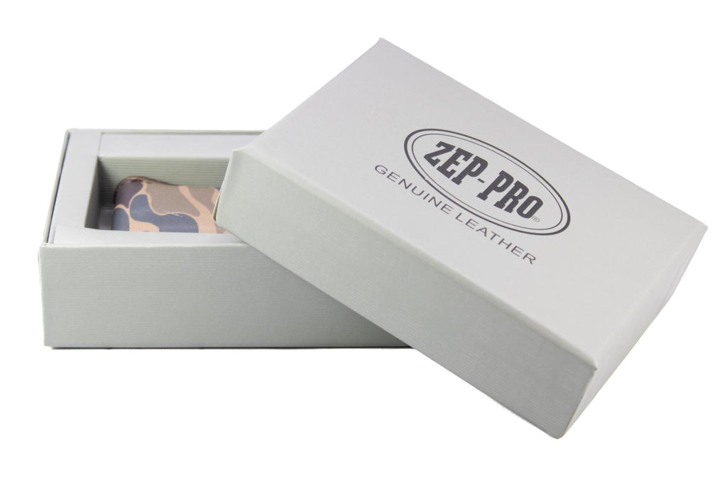 Zep-Pro Mallard Camo Leather Money Clip
