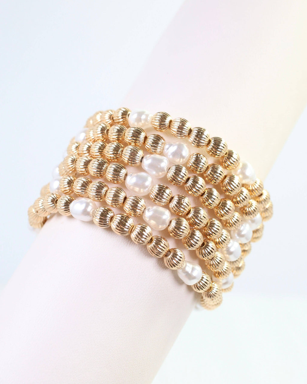 Caroline Hill Cambria Gold Bracelet Set