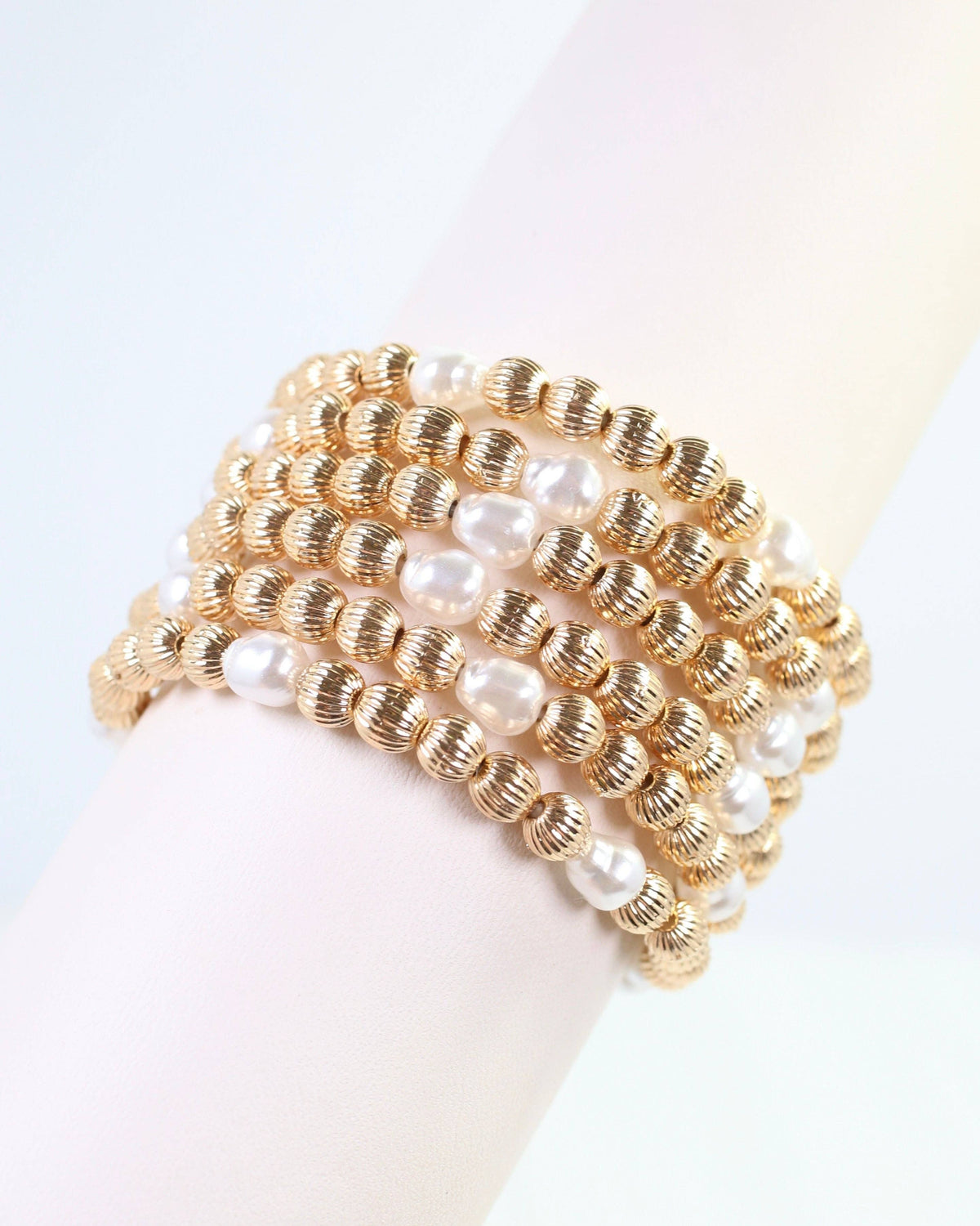 Caroline Hill Cambria Gold Bracelet Set