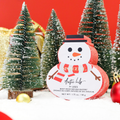 Red Snowman Arctic Lily Buffer